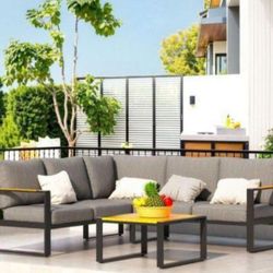Aluminum Patio Set Aluminum Outdoor Furniture Brand New Patio Set Outdoor Aluminum Patio Sofa Set High Quality Aluminum Outdoor Furniture 🆕🛺🚎🆕