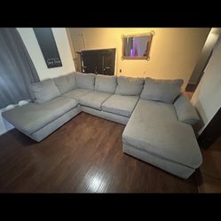 Grey sectional 