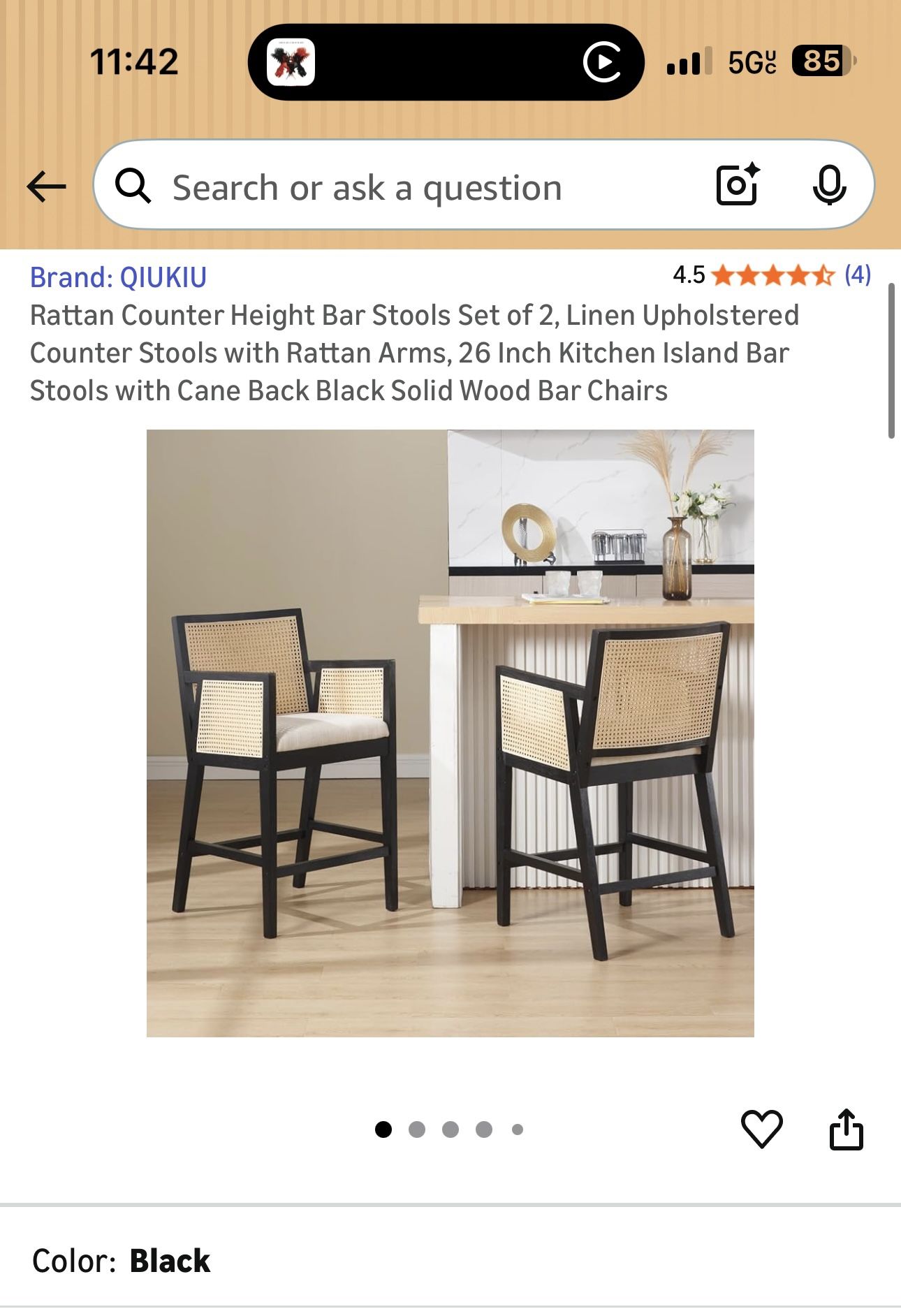 Rattan Island Chairs