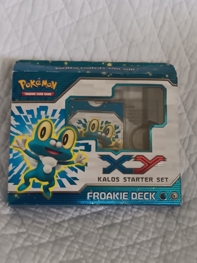 Pokemon XY Kalos Starter Kit Fraokie Deck Box Only