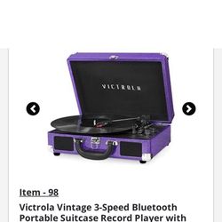 Suitcase Record Player 