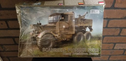 IBG Models 1/35 WW2 Plastic Model kit Scammell Pioneer SV2S Heavy Breakdown! Open box, still sealed!