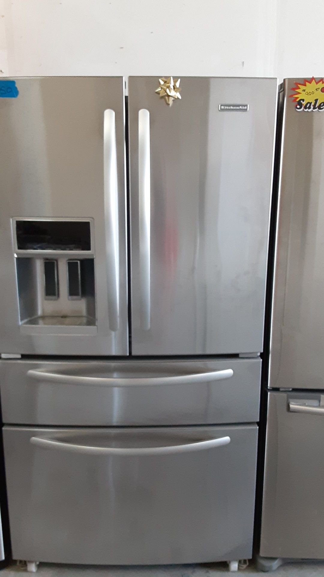 Kitchen aid refrigerator stainless steel