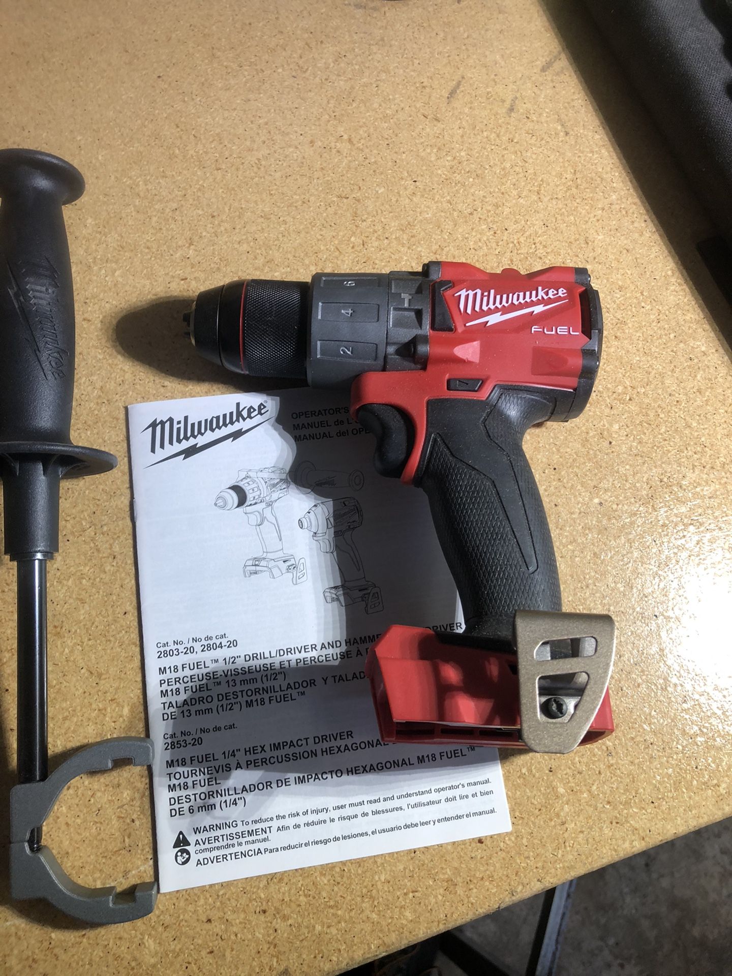 M18 Fuel Hammer Drill 2803-20 & M18 2.0ah Battery