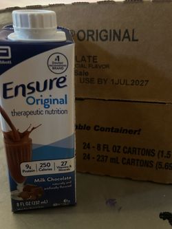 Ensure original, 20 a case of 24 each.