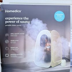 New Homedics Saunazen portable steam sauna model SP-SN300