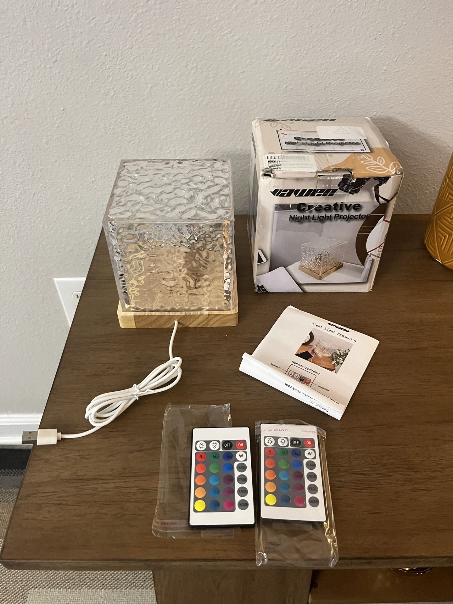 ✨ Water Ripple Night Light Projector - Magical Vibe at Home! ✨