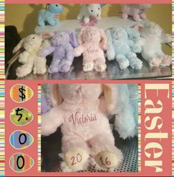 Custom Easter bunnys