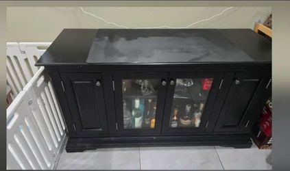 Black TV/Media Cabinet