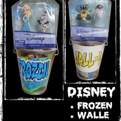 FROZEN OR WALLE HALLOWEEN TREAT TINS 