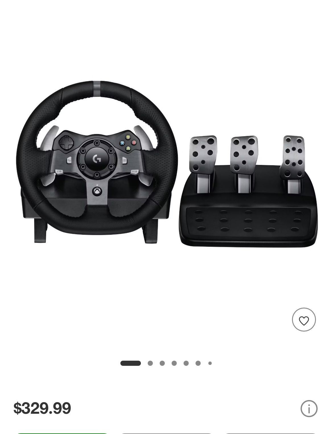 Logitech G920 Driving Forcé Xbox