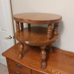 Solid Maple 1950 Era Antique Coffee Table.