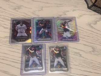 Konnor Griffin Bowman Chrome Baseball Card Lot (5)
