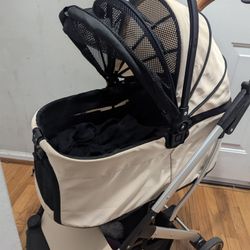 Medium Size Dog Stroller w/ Basket