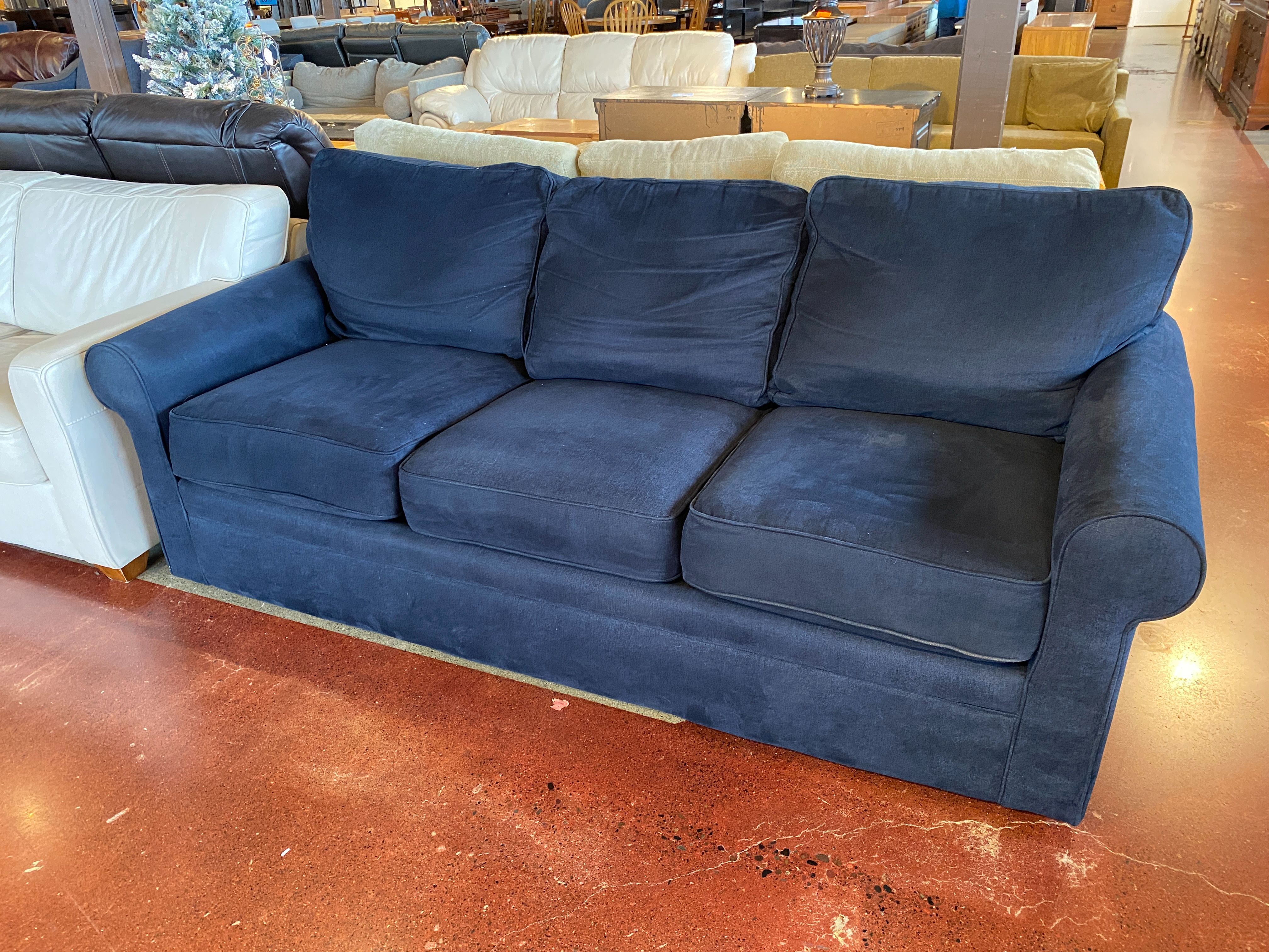 LA-Z-BOY Midnight Blue Three Seater Couch
