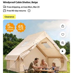 Inflatable tent