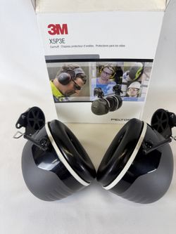 3M Peltor X5P3E Hard Hat Attachment Earmuffs