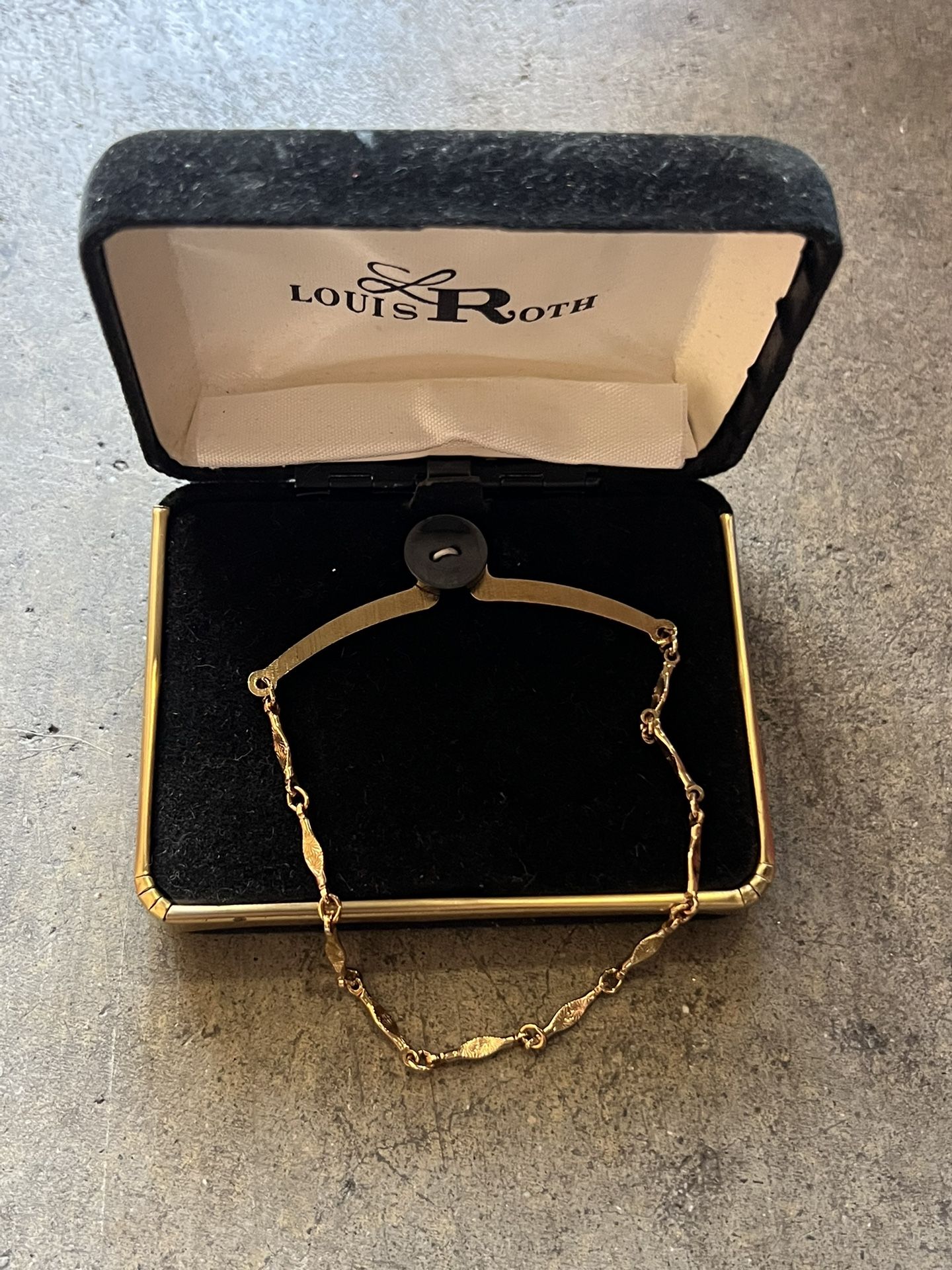 Louis Roth Chain Tie Bar