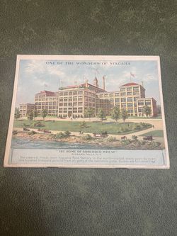 The Wonders of Niagara Scenic & Industrial The Shredded Wheat Company VTG 1914 Thumbnail