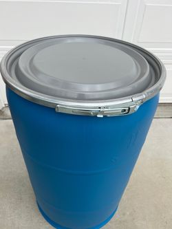 Open top 55 gallons barrel drum