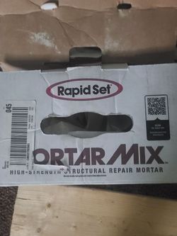 Rapid Set mortar mix