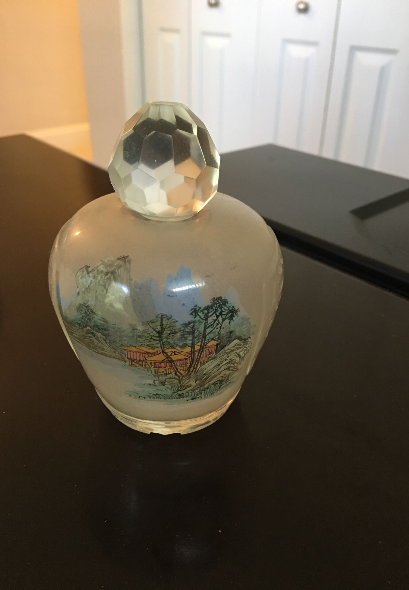 Antique Chinese Reverse Painted Perfume Bottle