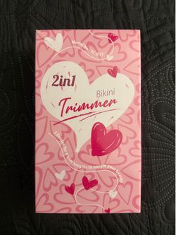 NEW 2-in-1 Bikini Trimmer for Women – Rechargeable (Pink)