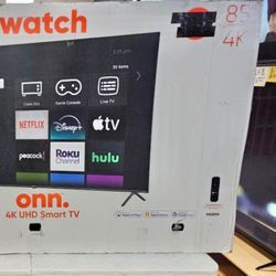 85 Tv $55 Down On Financing Free Delivery Six Month Warranty. 85 Onn Tv Smart 4k Hdtv. 