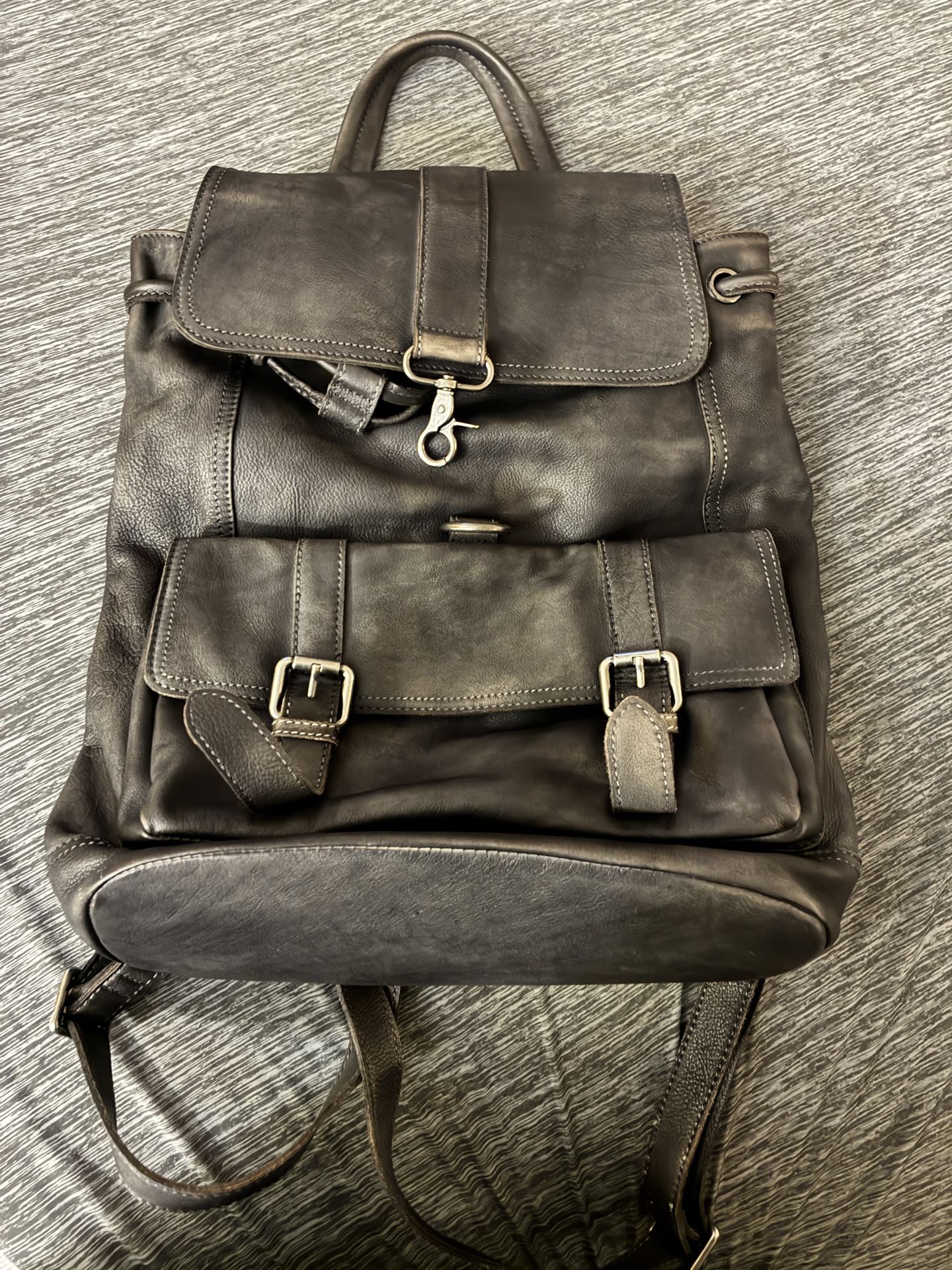Genuine Leather Backpack