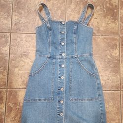 NWOT Abercrombie and Fitch Jean Mini Dress Size Small