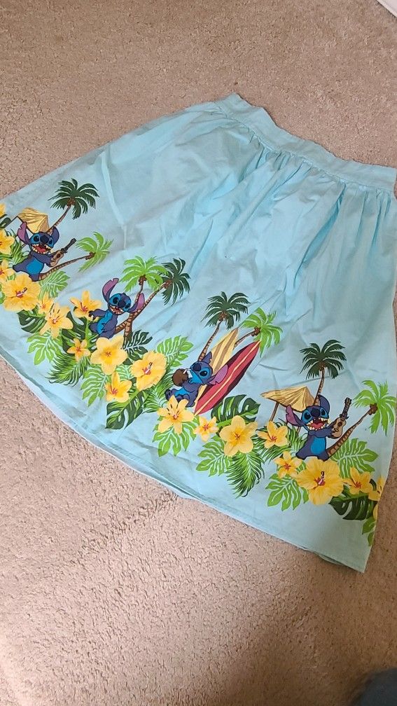 Lilo And Sitch Circle Skirt With Pockets From Disney Store
