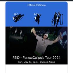 FEID: FerxxoCalipsis Tour 2024 