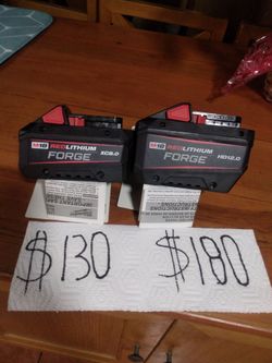 Milwaukee  batteries