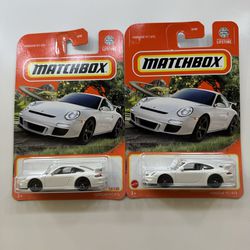 Matchbox Porsche 911 White Lot Of 2