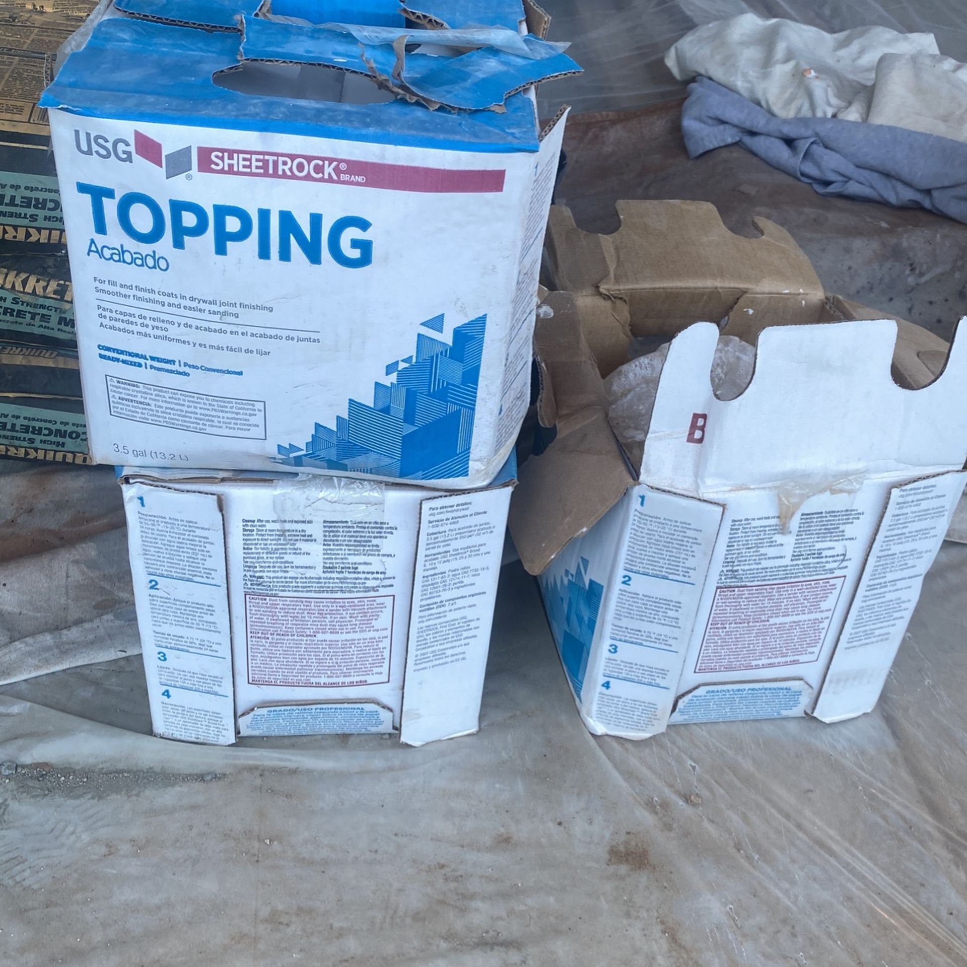 3 Boxes Drywall Mud for Sale in El Cajon, CA OfferUp