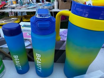 Set de termo de agua nuevo 3 piezas $8