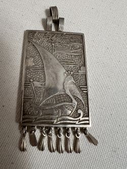 Silver Pendant, Antique, More That 50 Years 