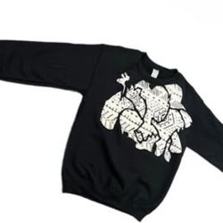 Hand-Designed Abstract Art Sweatshirt - Wearable Original Art!