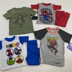 2T Super Hero clothes Marvel DC