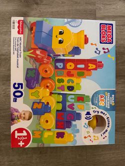 Fisher-Price Mega Bloks ABC Musical Train 50pc