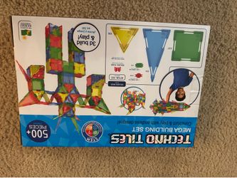 Techno Tiles Mega Building Set 500+ Pieces