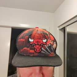 Chicago Bulls Marvel Wolverine Collectible Hat