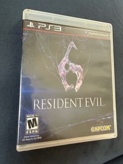 Resident Evil 6 RE6 Black Label Sony Playstation 3 PS3