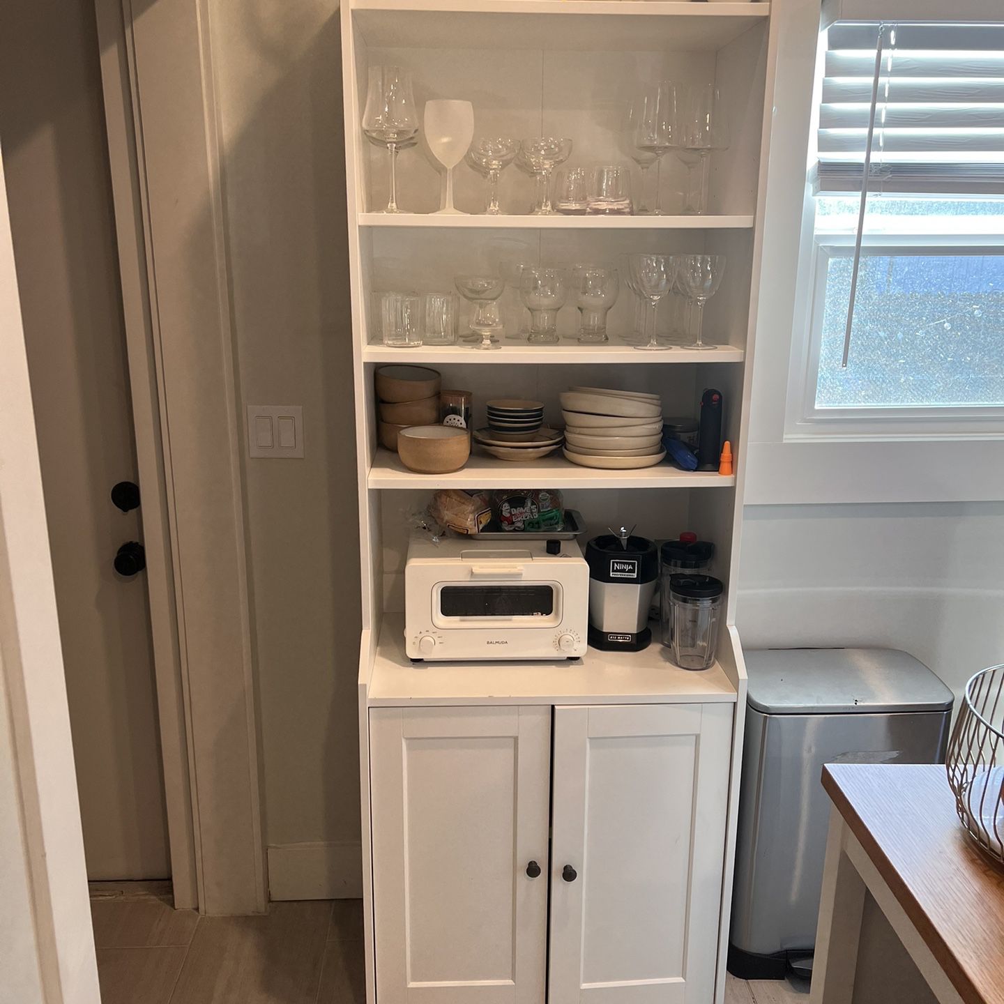 Kitchen Shelves And Storage Cabinet