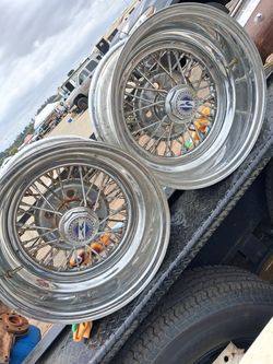 15x8 CRAGAR WIRES!! ONLY 2!! 180$