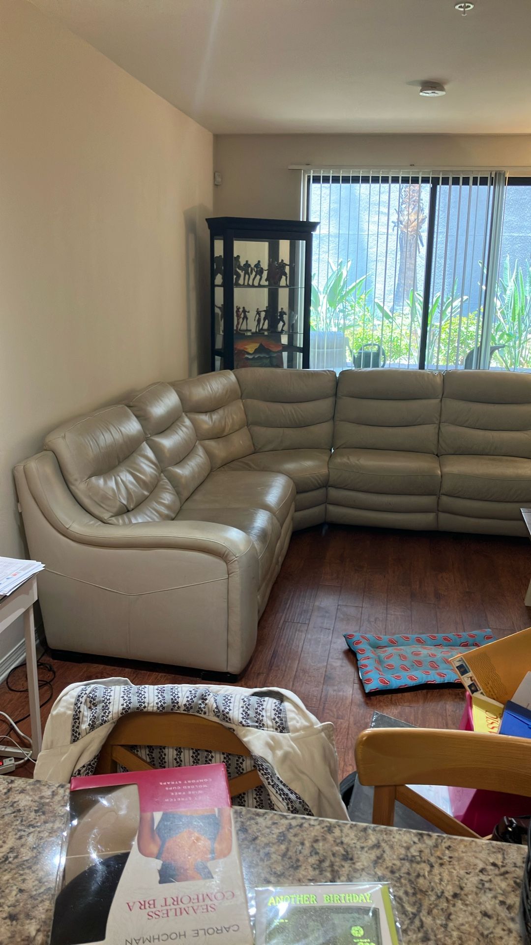 Three Piece Power Sectional Recliner Couch FREE