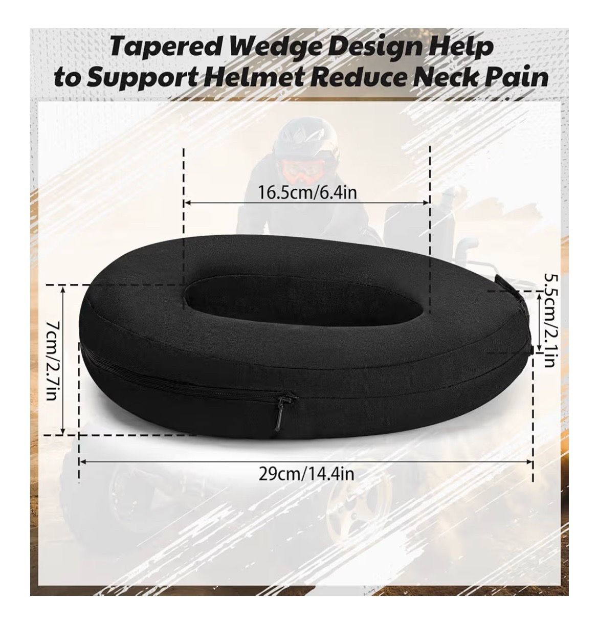 HELMET NECK SUPPORT COLLAR