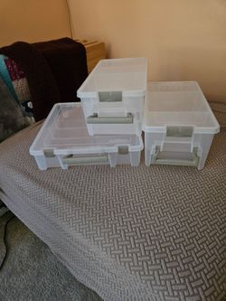 Craft Project clear  containers
