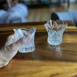 Mikasa Crystal Candle Holders