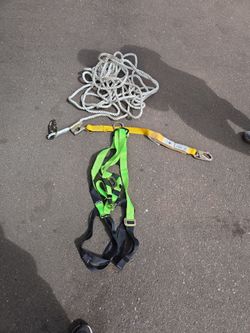 Harness and rope